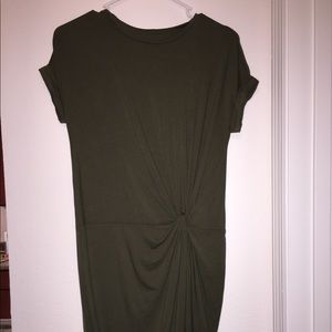 Urban outfitters olive green dress